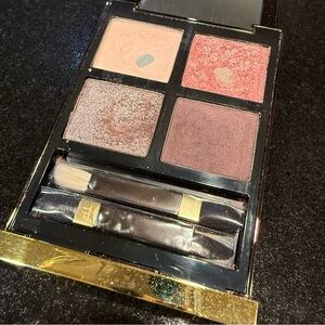 Tom Ford Eye Color Quad 12 Seductive Rose Pan Showing Authentic TF Palette